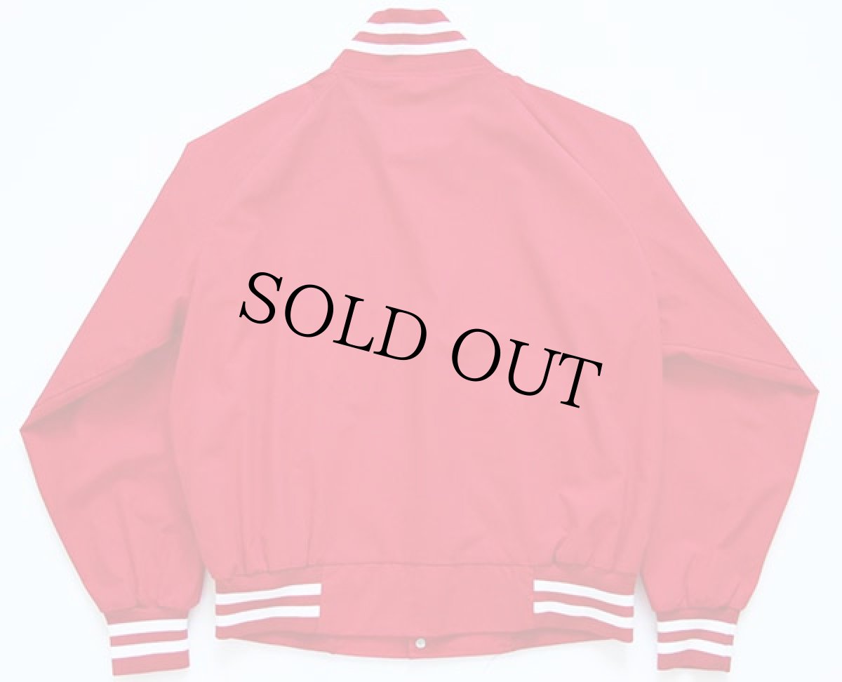 画像2: 80s USA製 Disneyディズニー チェーン刺繍 コットンジャケット赤 L (2)