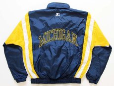 画像2: 90s STARTERスターター MICHIGAN ナイロンジャケット S (2)