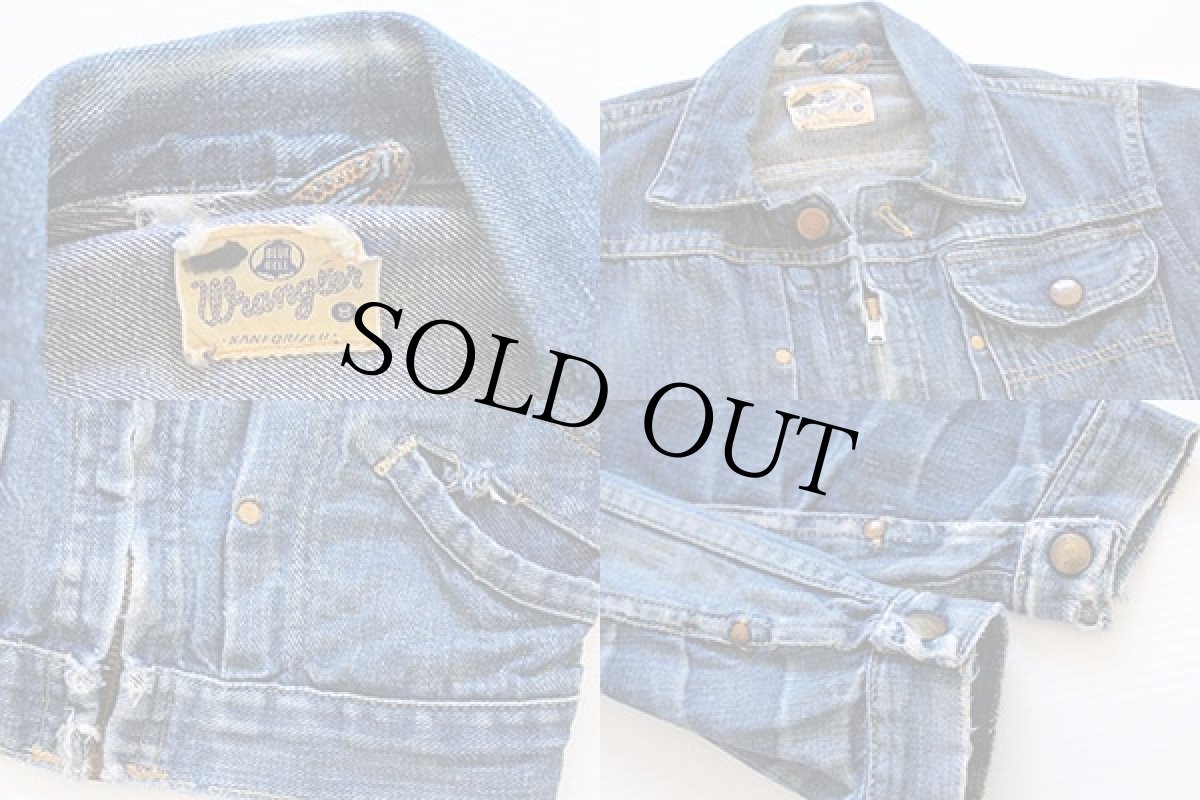 画像4: 50s BLUE BELL Wranglerラングラー 11MJZ デニムジャケット キッズ 8 (4)