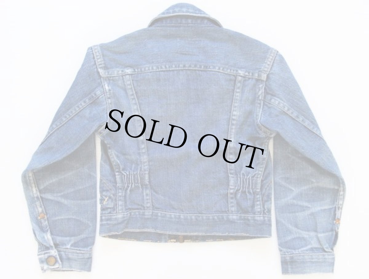 画像2: 50s BLUE BELL Wranglerラングラー 11MJZ デニムジャケット キッズ 8 (2)