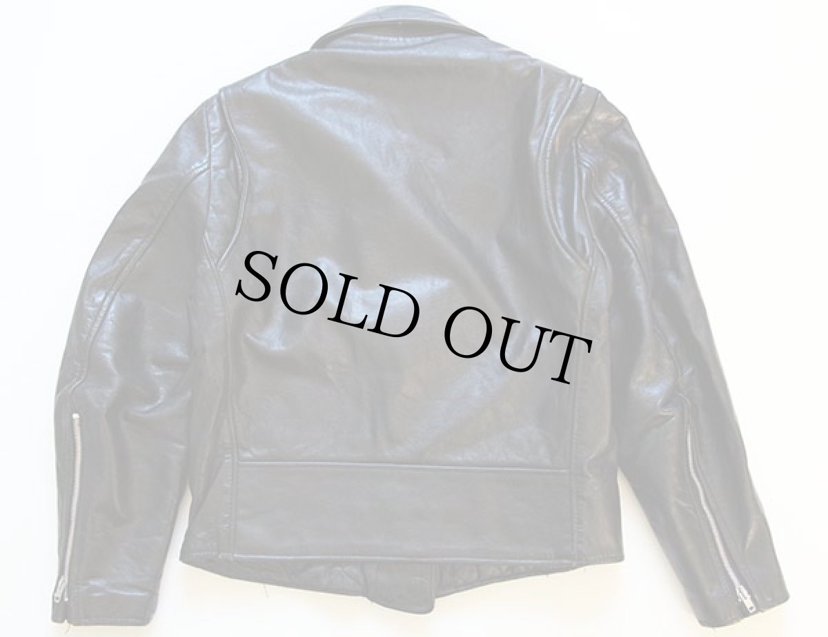 画像2: 70s USA製 gino leathers ダブルライダース レザージャケット 12 (2)