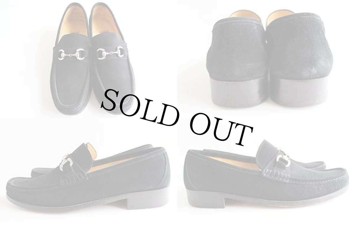 画像2: イタリア製 COLE-HAANコールハーン ビットローファー スエード レザーシューズ★革靴 (2)