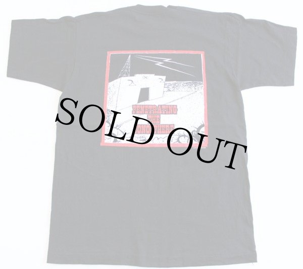 90s USA製 ZZ TOP ANTENNA コットン バンドTシャツ 黒 L