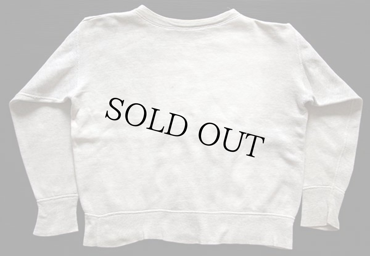 画像2: 50s UNKNOWN 無地 コットン スウェット オートミール (2)