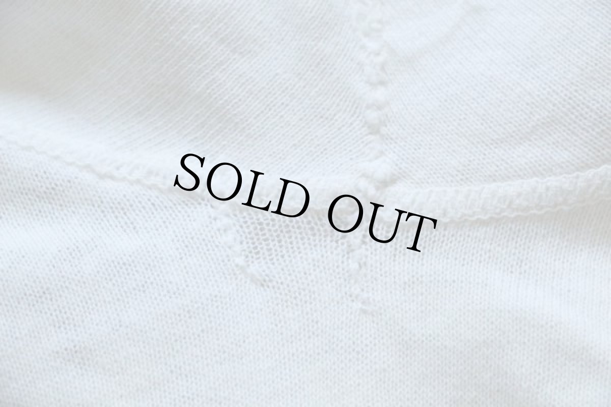 画像5: 60s 43 ナンバリング 染み込みプリント 半袖スウェット 白 (5)