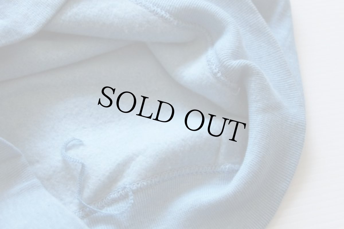 画像6: デッドストック★60s 51 ナンバリング 染み込みプリント 半袖スウェット 水色 S (6)