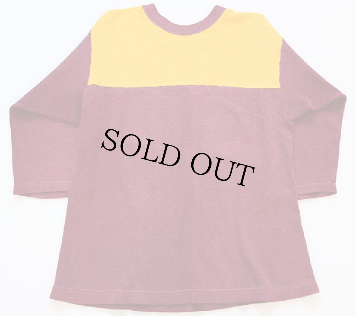 画像2: 70s 43 ナンバリング ツートン 五分袖スウェット (2)