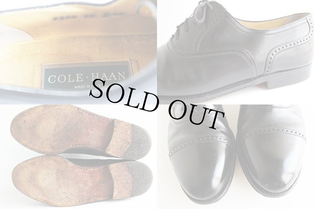 画像3: イタリア製 COLE-HAANコールハーン レザーシューズ 黒 10★革靴 (3)