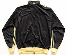 画像2: 80s adidasアディダス ジャージ 黒★トラックジャケット (2)