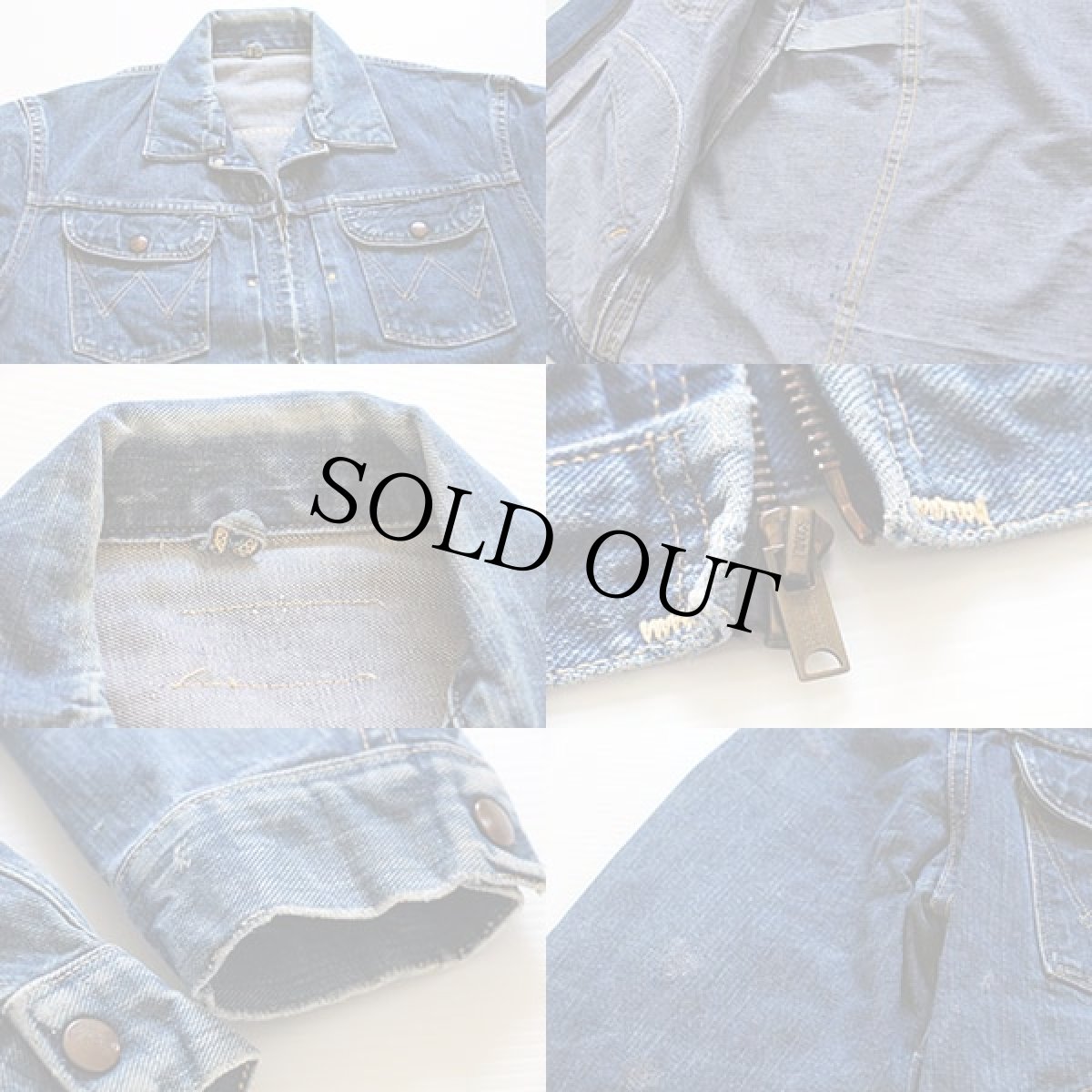 画像3: 60s USA製 Wranglerラングラー 24MJZ デニムジャケット (3)