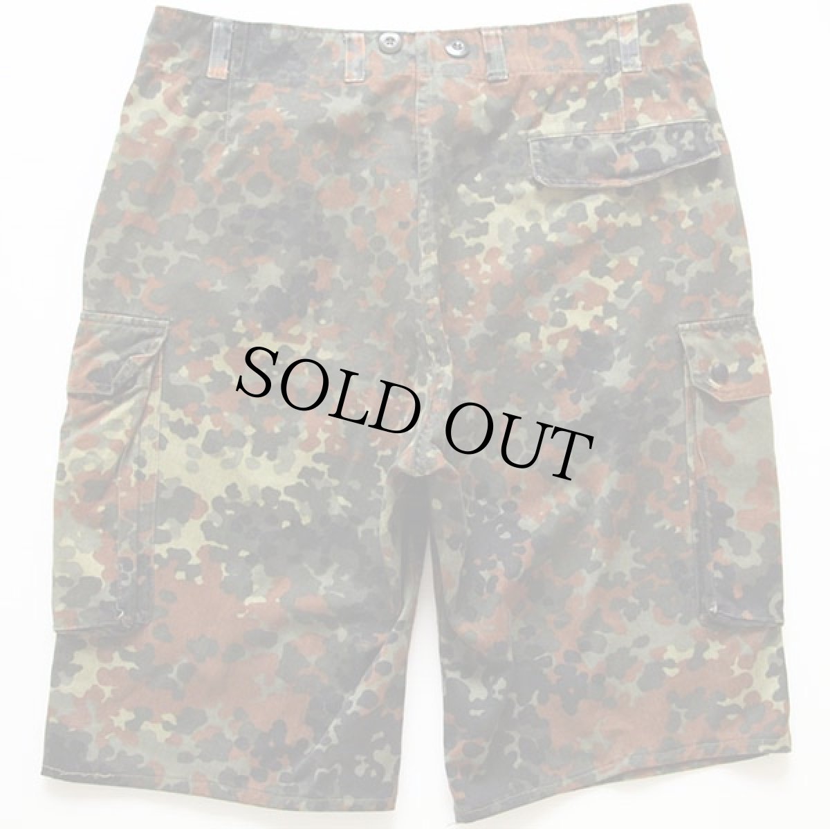 画像2: 90s ドイツ軍 フレクターカモ カーゴショートパンツ カスタム★ショーツ (2)