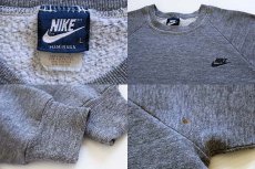 画像3: 80s USA製 NIKEナイキ ワンポイント スウェット グレー (3)