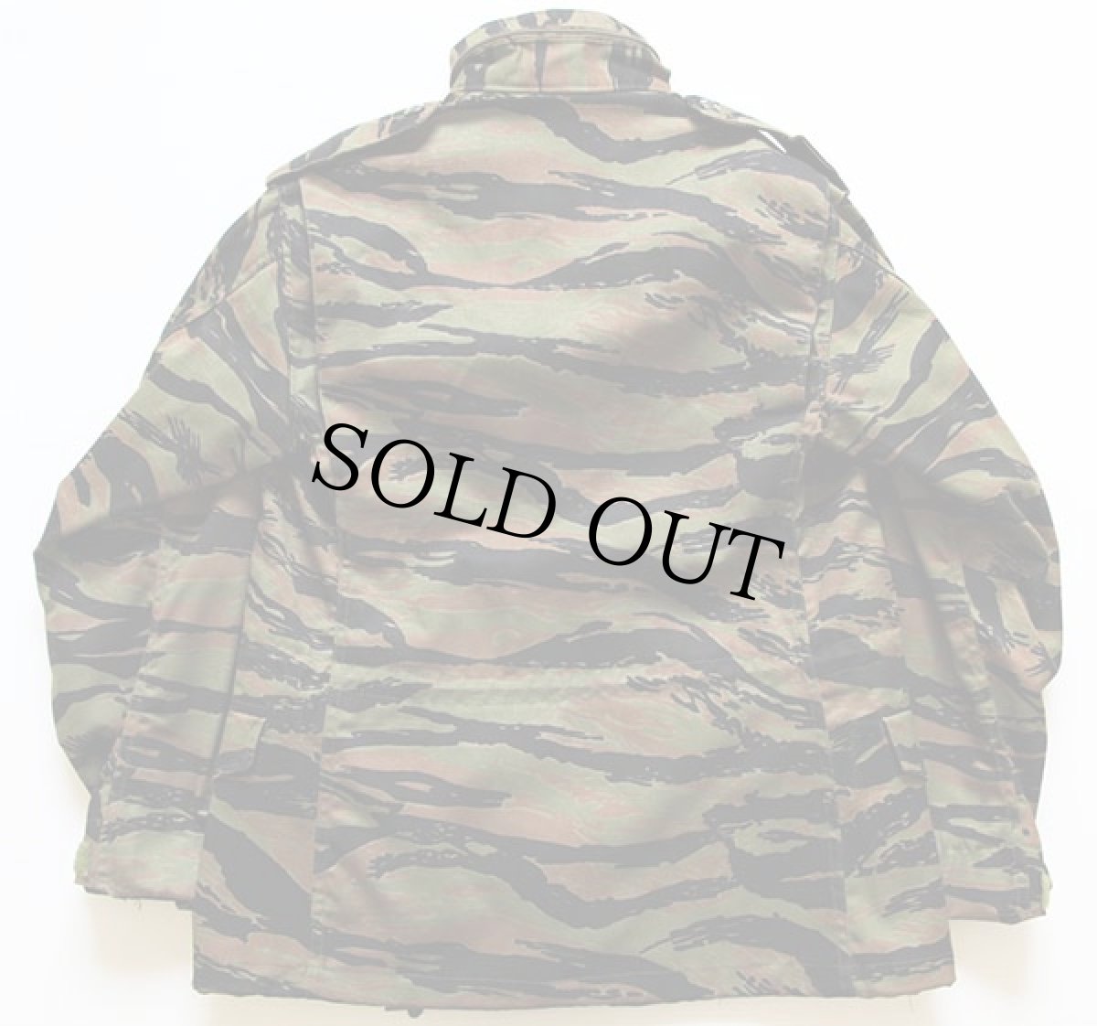 画像2: デッドストック★80s USA製 ALPHAアルファ タイガーカモ M-65 フィールドジャケット S-R (2)