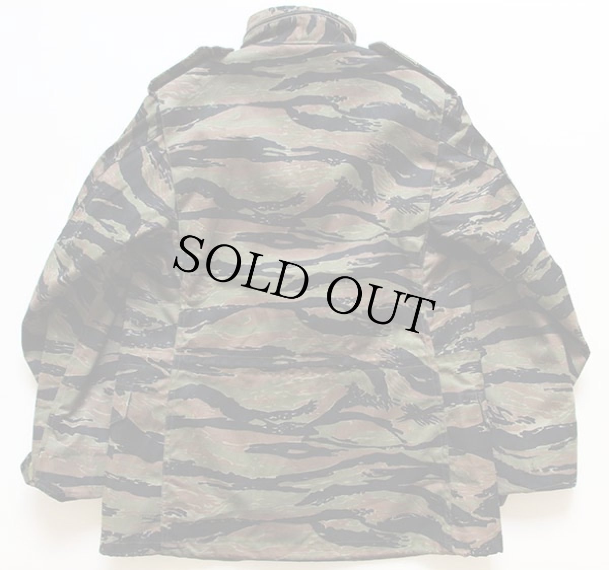 画像2: デッドストック★80s USA製 ALPHAアルファ タイガーカモ M-65 フィールドジャケット S-R (2)