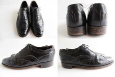 画像2: FLORSHEIMフローシャイム ROYAL IMPERIAL ウイングチップ レザーシューズ 黒 (2)