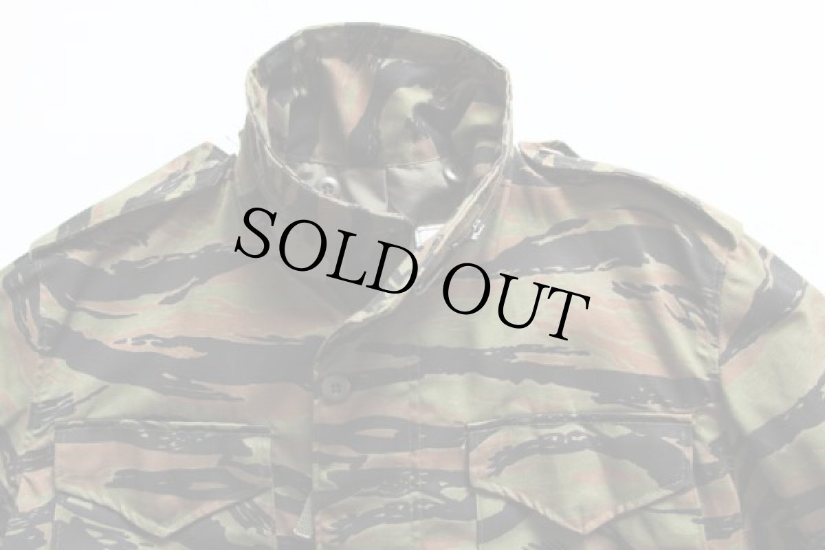 画像3: デッドストック★80s USA製 ALPHAアルファ タイガーカモ M-65 フィールドジャケット S-R (3)