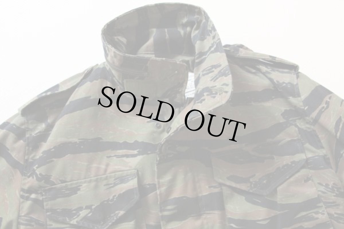 画像3: デッドストック★80s USA製 ALPHAアルファ タイガーカモ M-65 フィールドジャケット S-R (3)