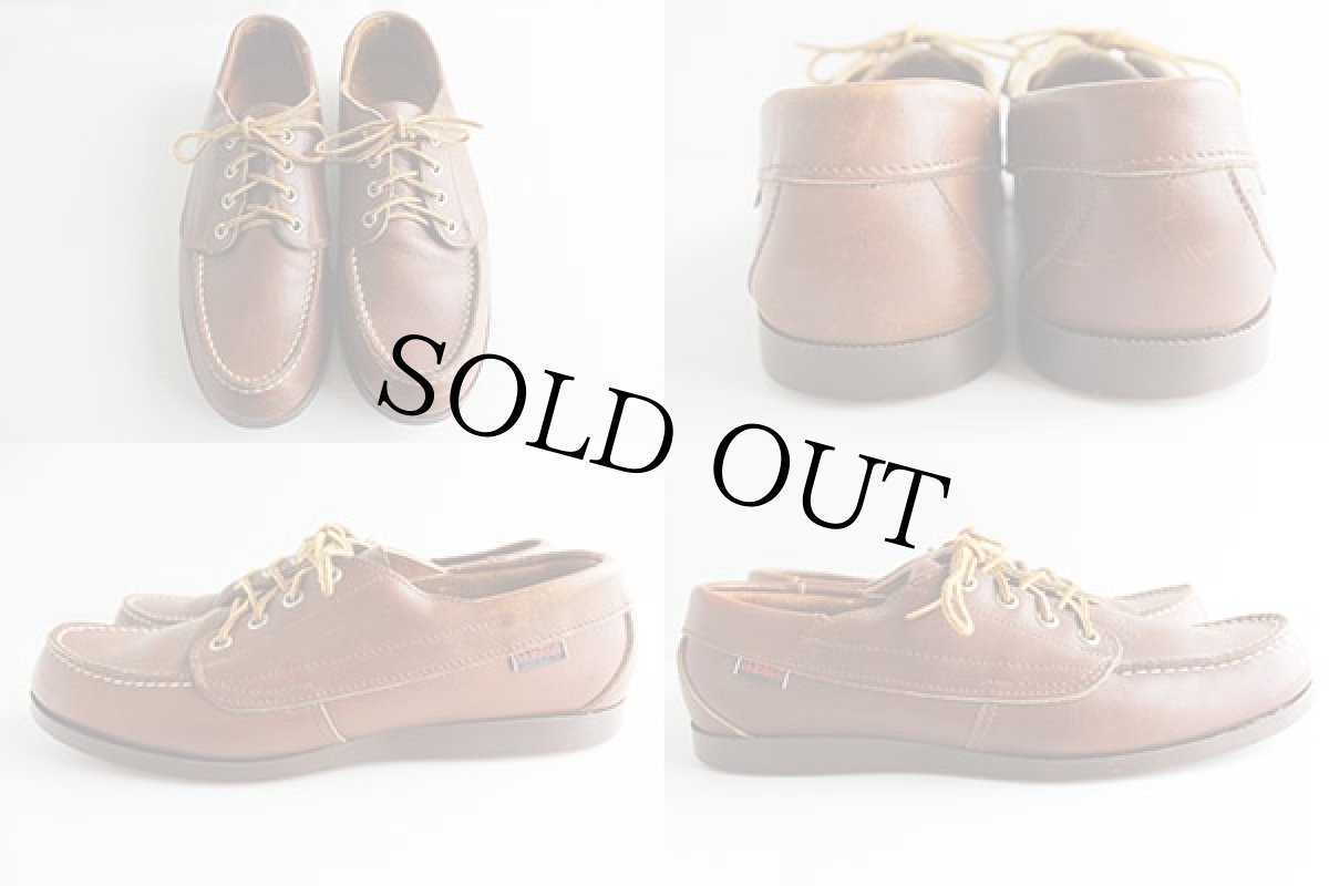 画像2: USA製 SEBAGOセバゴ モカシン レザーシューズ 茶 (2)