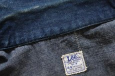 画像4: 60s USA製 Leeリー 91-B JELT DENIMジェルトデニム ワークジャケット 44 (4)