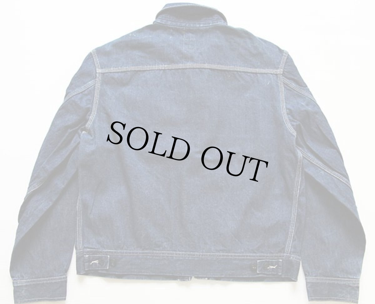 画像2: 60s USA製 Leeリー 91-B JELT DENIMジェルトデニム ワークジャケット 44 (2)