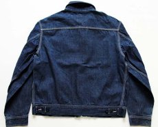 画像2: 70s USA製 Leeリー 91-B JELT DENIMジェルトデニム ワークジャケット 44 (2)