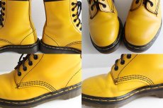 画像4: 英国製 DR.MARTENSドクターマーチン 8ホールブーツ イエロー UK4 (4)