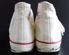 画像3: 80s USA製 CONVERSEコンバース ALL STARオールスターHI 当て布 ホワイト 7.5 (3)