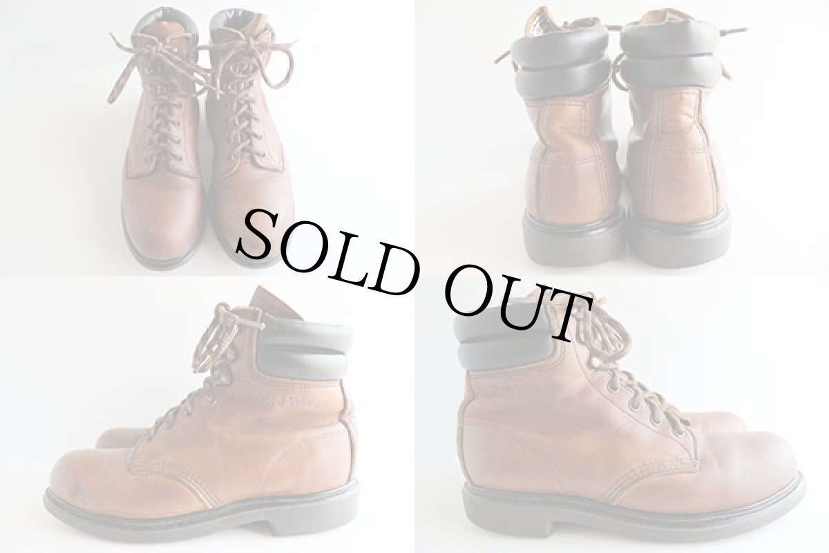 画像2: 90s USA製 REDWINGレッドウイング 2369 PT91 ワークブーツ 茶 (2)