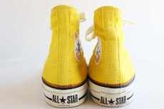 画像3: 80s USA製 CONVERSEコンバース ALL STARオールスターHI 当て布 イエロー 6.5 (3)