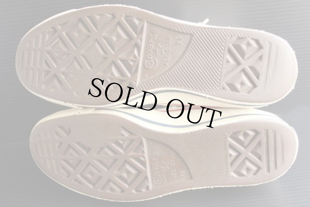 画像7: 80s USA製 CONVERSEコンバース ALL STARオールスターHI 当て布 ホワイト 7.5 (7)