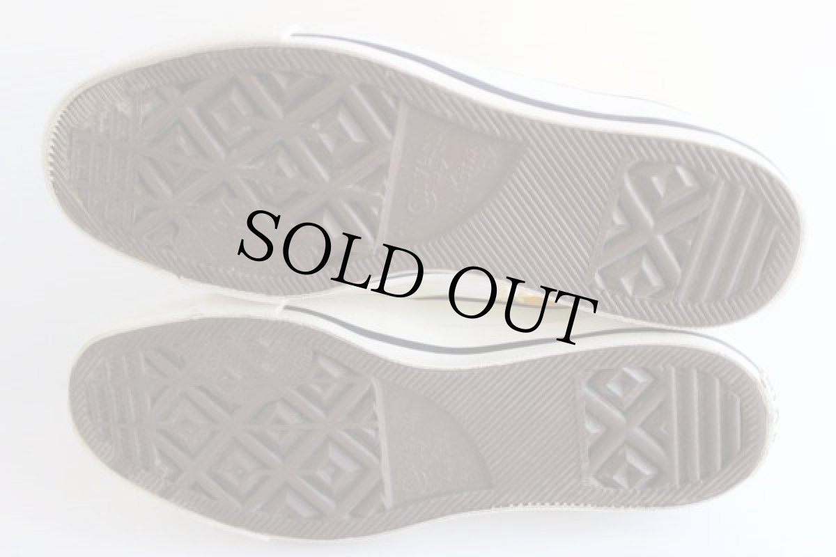 画像9: 80s USA製 CONVERSEコンバース ALL STARオールスターHI 当て布 イエロー 6.5 (9)