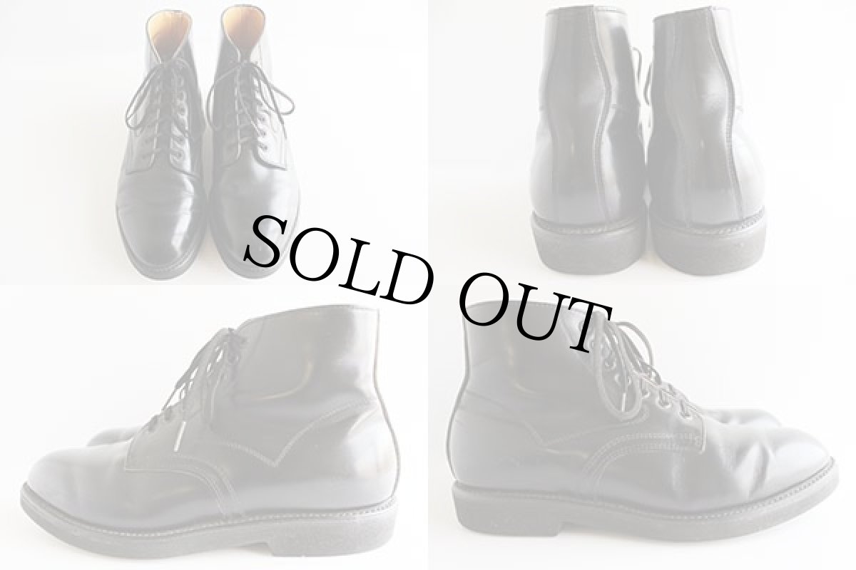 画像2: 80s UNKNOWN ポストマン アンクルブーツ 黒 8E (2)