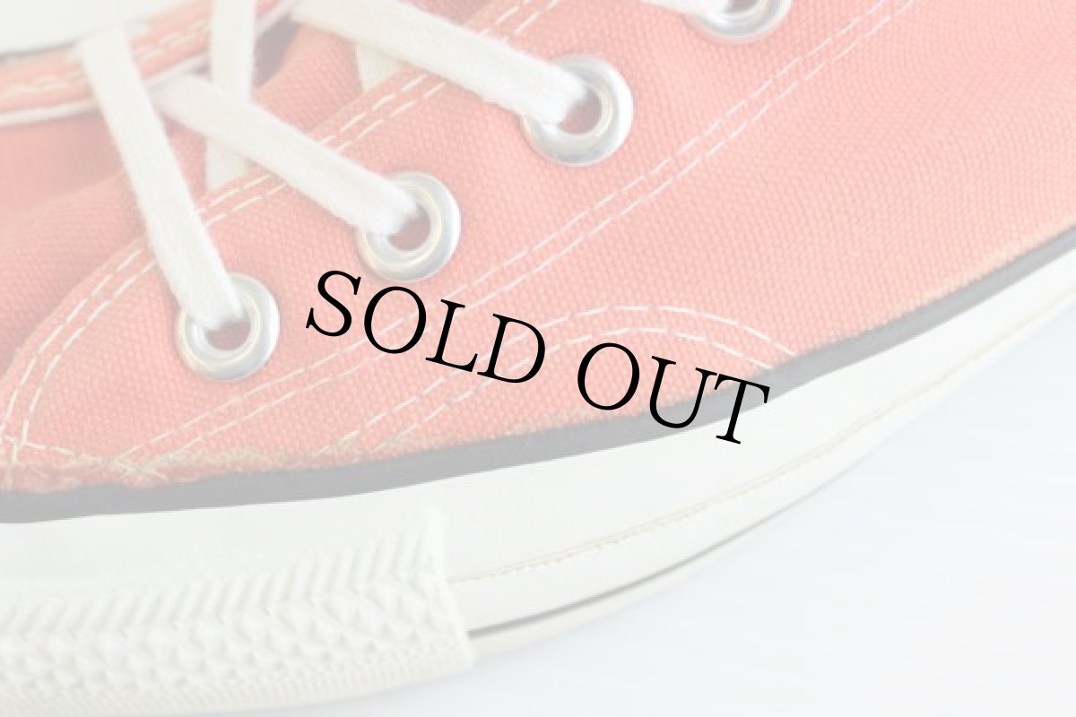 画像5: 80s USA製 CONVERSEコンバース ALL STARオールスターHI 当て布 オレンジ 7.5 (5)