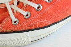 画像5: 80s USA製 CONVERSEコンバース ALL STARオールスターHI 当て布 オレンジ 7.5 (5)