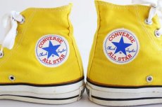 画像7: 80s USA製 CONVERSEコンバース ALL STARオールスターHI 当て布 イエロー 6.5 (7)