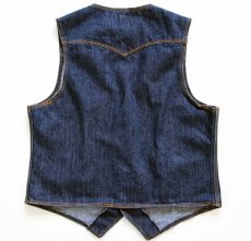 画像2: 70s USA製 Levi'sリーバイス 60506 デニムベスト L (2)