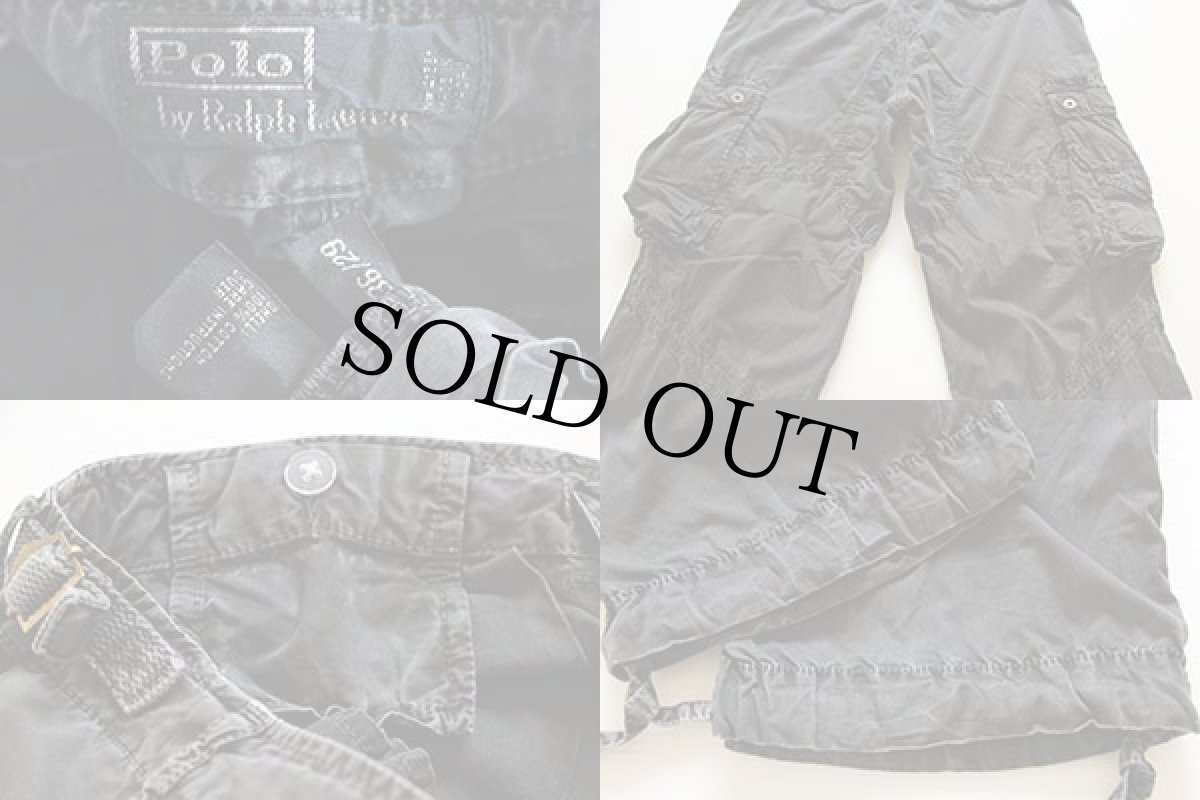 画像3: ポロ ラルフローレン カーゴパンツ チャコール w36 L29 (3)