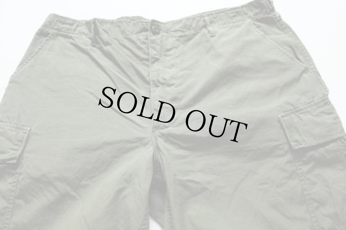 画像2: 60s 米軍 U.S.ARMY ジャングルファティーグパンツ L-L (2)