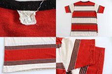 画像3: 70s USA製 That Knit ランダムボーダー Tシャツ (3)