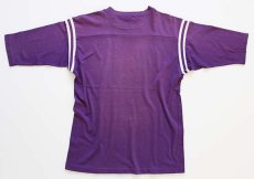 画像2: 70s ARTEX KANSAS STATE UNIVERSITY フットボールTシャツ 紫 L (2)