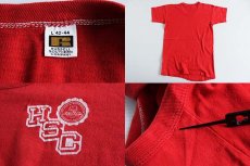 画像3: 60s USA製 RUSSELL SOUTHERNラッセルサウザン HSC コットンTシャツ 赤 L (3)