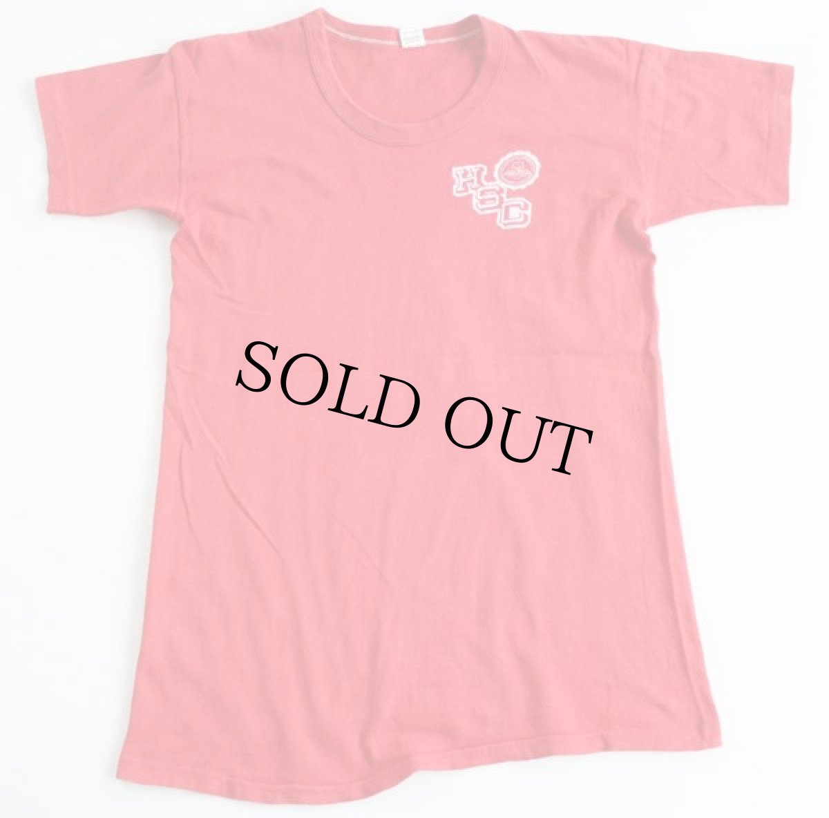 画像2: 60s USA製 RUSSELL SOUTHERNラッセルサウザン HSC コットンTシャツ 赤 L (2)