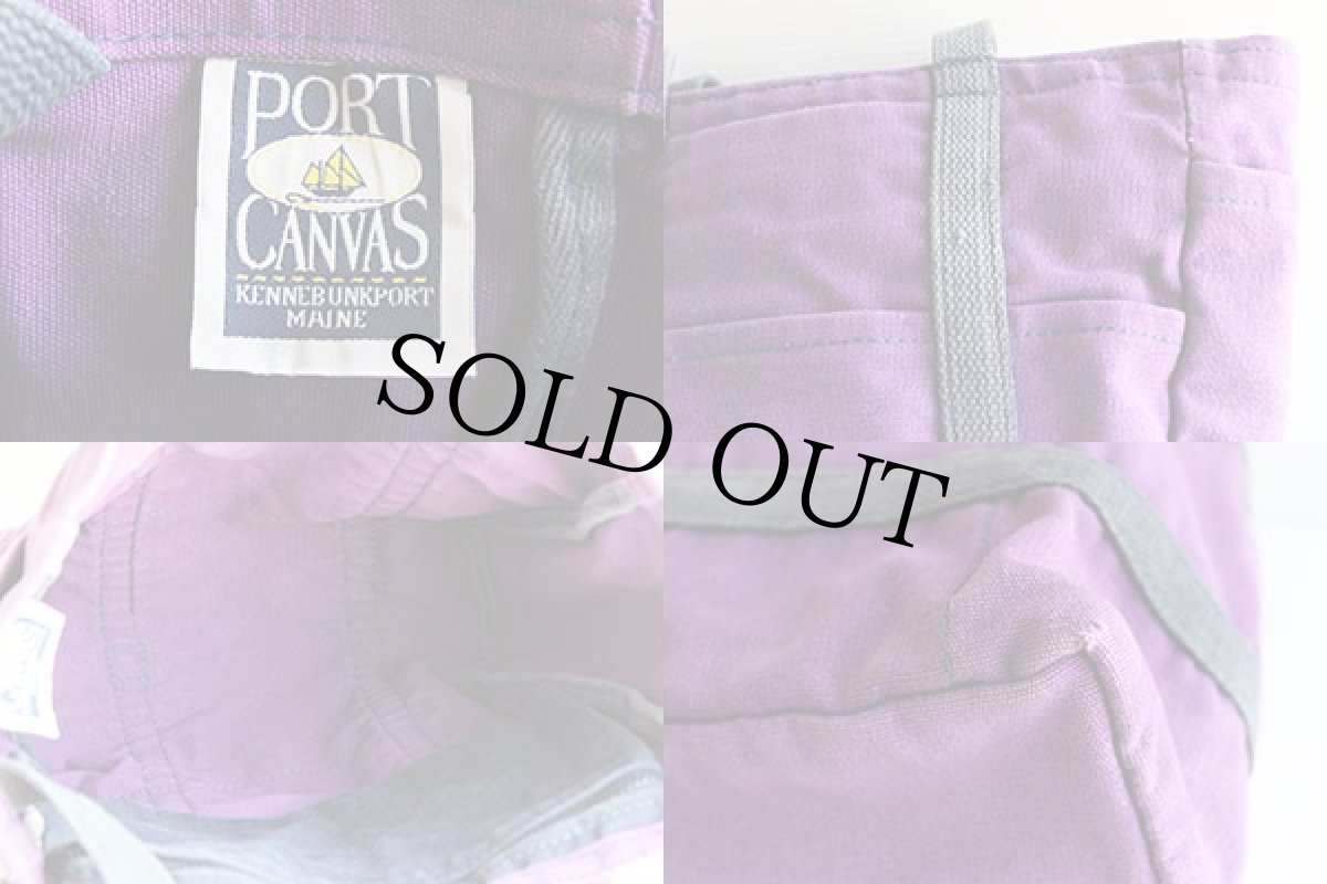 画像3: USA製 PORT CANVAS キャンバス トートバッグ 紫 (3)