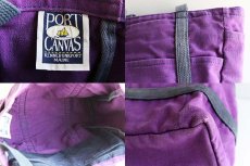 画像3: USA製 PORT CANVAS キャンバス トートバッグ 紫 (3)