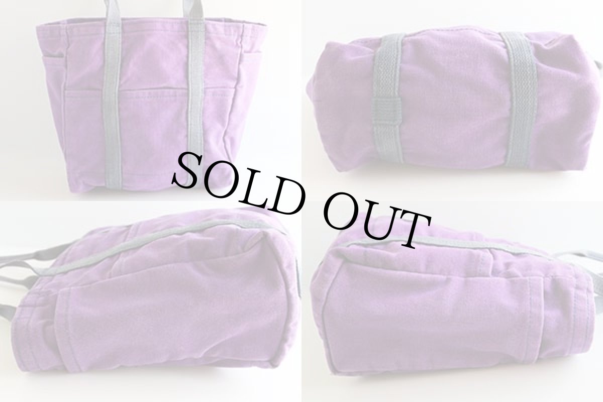 画像2: USA製 PORT CANVAS キャンバス トートバッグ 紫 (2)