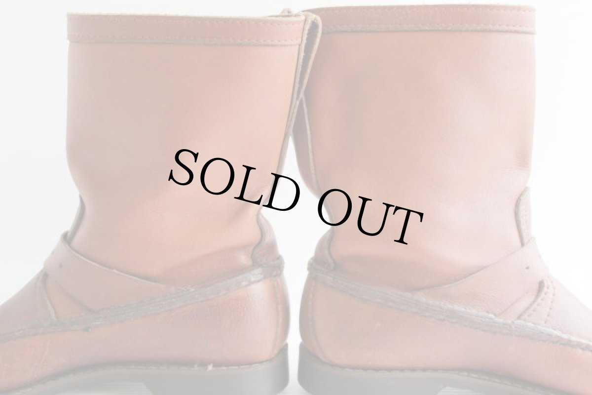 画像7: 60s USA製 UNKNOWN スネークブーツ 茶 (7)