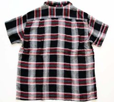 画像2: 50s PENNEY'S TOWNCRAFT オンブレチェック 半袖 オープンカラー レーヨンシャツ L (2)