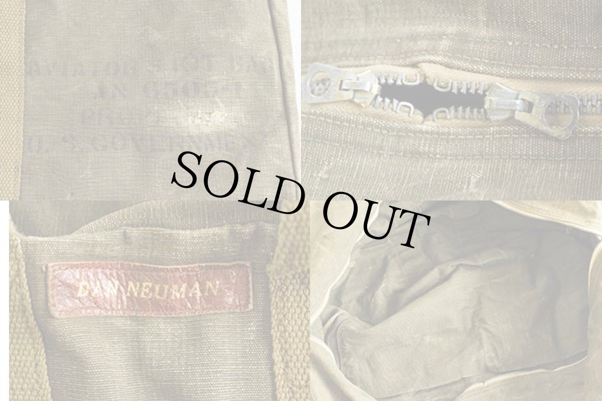 画像3: 40s 米軍 アビエイター キットバッグ (3)