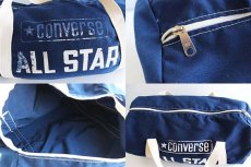 画像3: 80s CONVERSEコンバース ALL STARオールスター ミニ ダッフルバッグ 紺x白 (3)