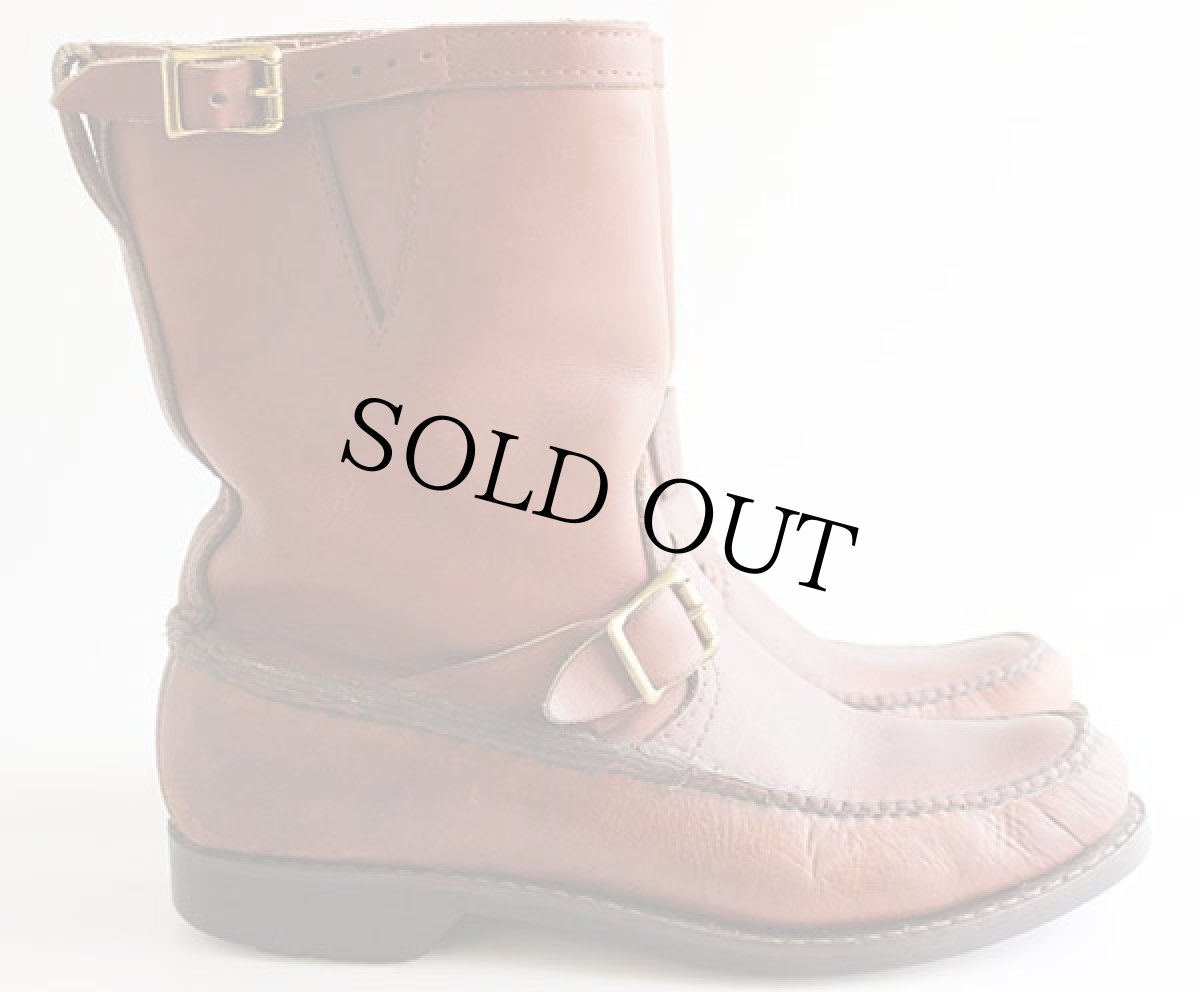 画像3: 60s USA製 UNKNOWN スネークブーツ 茶 (3)